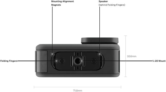 GoPro HERO13 Black - Waterproof Action Camera with 5.3K60 Video, 27MP Photo + Compatability with HB-Series Lenses - Globaltech.tc