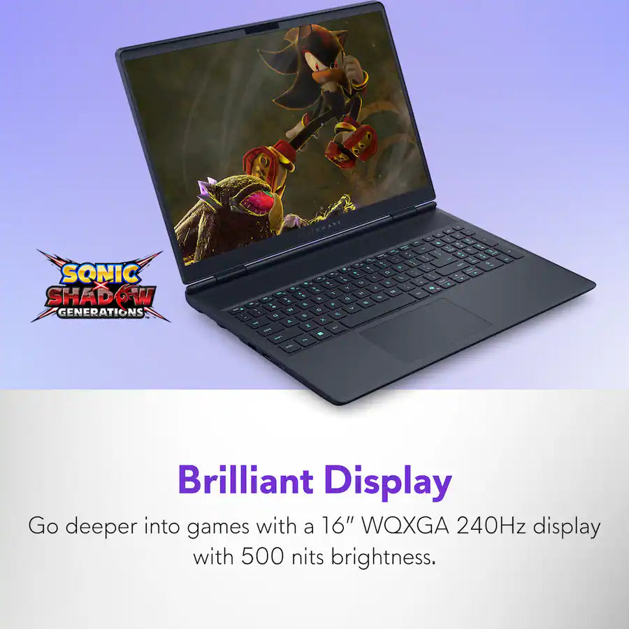 Dell Alienware 16X Aurora – Core 7 Series 2 240H, RTX 5060 8GB, 120Hz, 32GB RAM