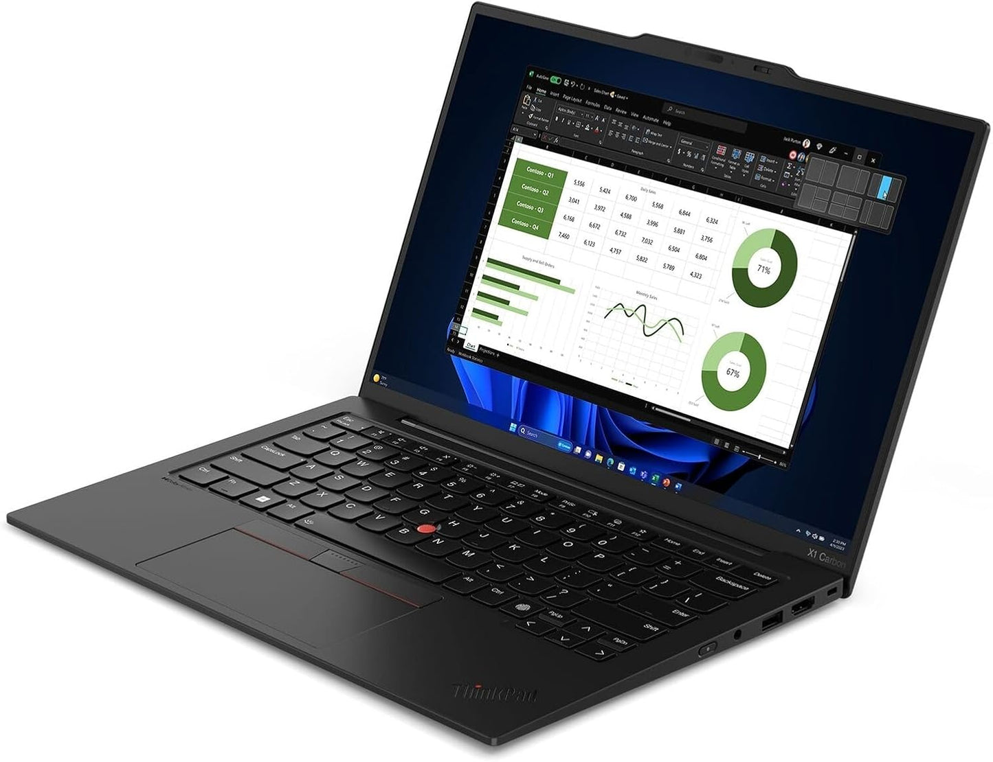 Lenovo ThinkPad X1 Carbon Gen 12 – Core Ultra 7 165U vPro, 32GB RAM, 512GB SSD, 14" WUXGA Touch, Windows 11 Pro