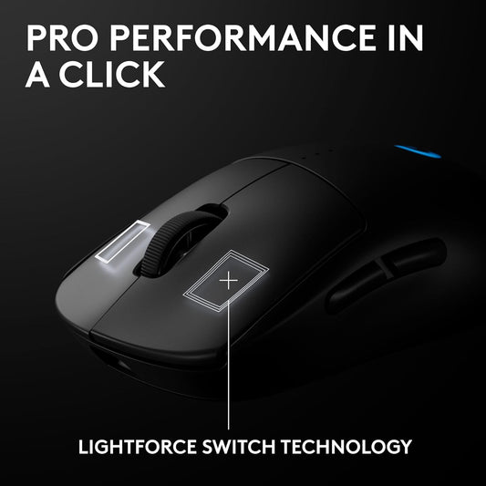 Logitech PRO 2 LIGHTSPEED Wireless Gaming Mouse – Black - Globaltech.tc