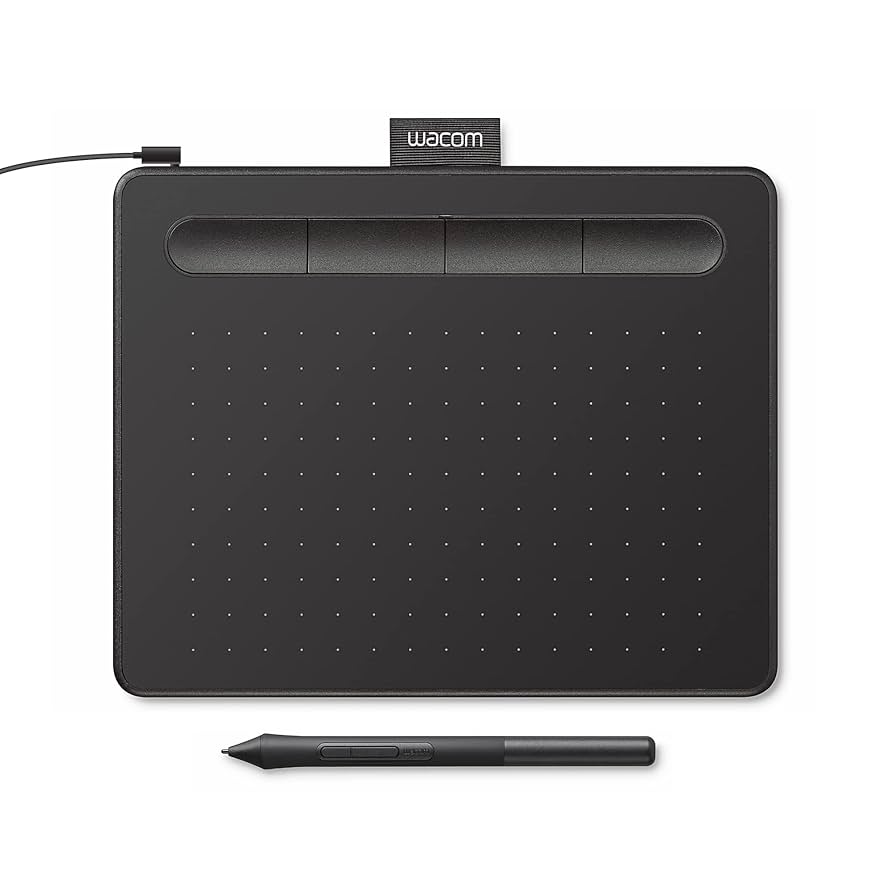 Wacom Intuos CTL4100 – Small Creative Pen Tablet (Black) - Globaltech.tc