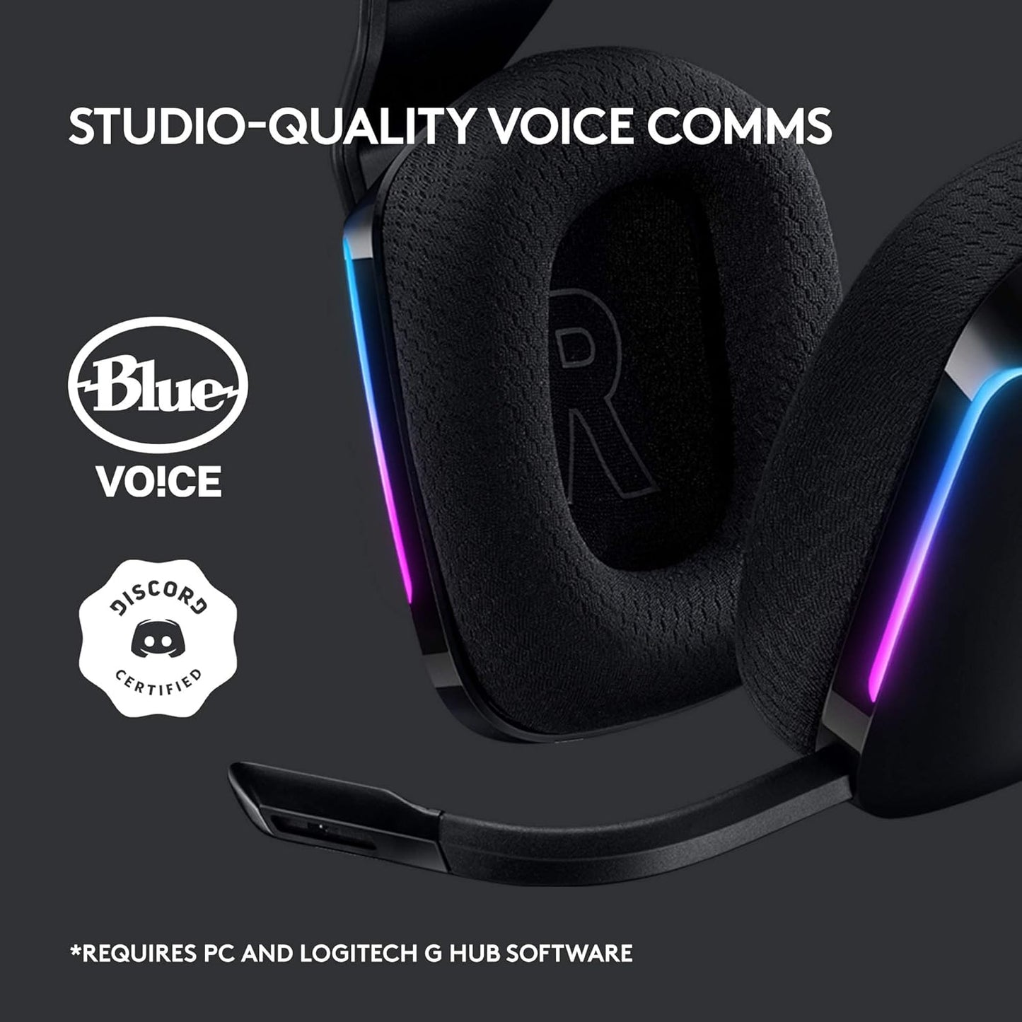 Logitech G733 LIGHTSPEED Wireless RGB Gaming Headset – Black - Globaltech.tc