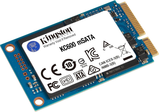 Kingston KC600 1TB mSATA SSD – Internal Solid State Drive, 3D TLC NAND, SATA III, High-Speed Performance - Globaltech.tc