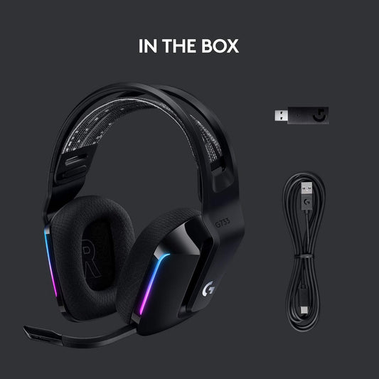 Logitech G733 LIGHTSPEED Wireless RGB Gaming Headset – Black - Globaltech.tc