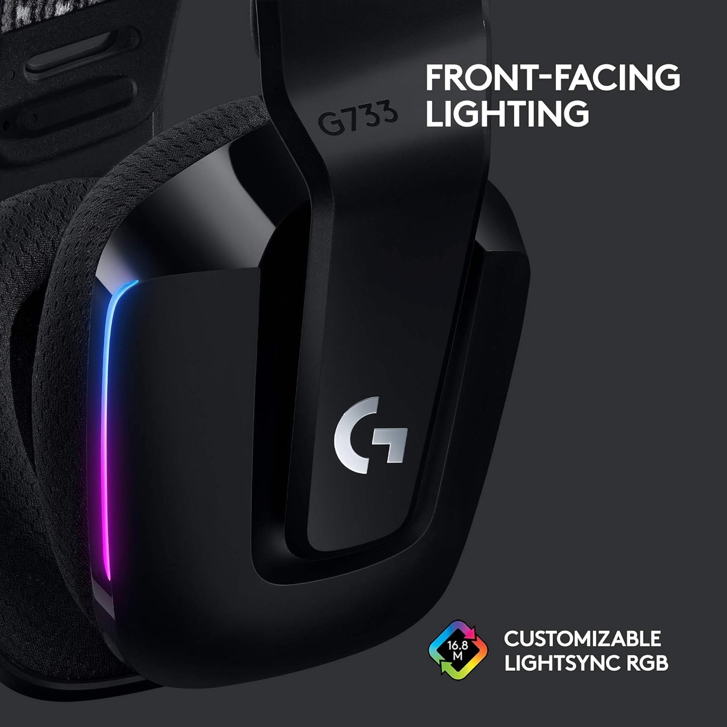 Logitech G733 LIGHTSPEED Wireless RGB Gaming Headset – Black - Globaltech.tc
