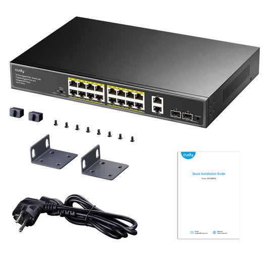 Cudy GS1018PS2 16-Port Gigabit PoE+ Switch with SFP