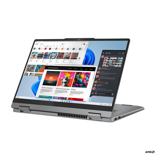 Lenovo IdeaPad 5 14AHP9 Touch Laptop – Ryzen 7 8845HS, Radeon 780M, 14" WUXGA X360, 16GB RAM, 1TB SSD - Globaltech.tc
