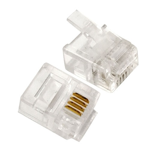 VCOM RJ11 Connectors (Box of 100)
