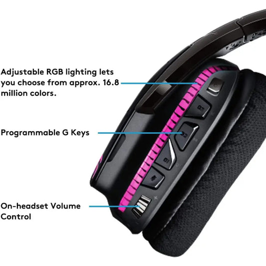 Logitech G933 Wireless Gaming Headset – Black - Globaltech.tc