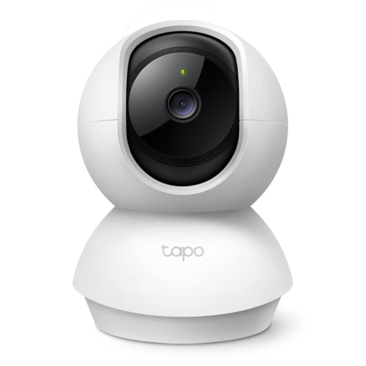 TP-Link Tapo C200C – Indoor WLAN Camera, FHD, Surveillance Camera, Night Vision, 360° Viewing Angle, Bidirectional Audio, Motion Detection and Notifications, Integrated Acoustic and Clear Alarm - Globaltech.tc