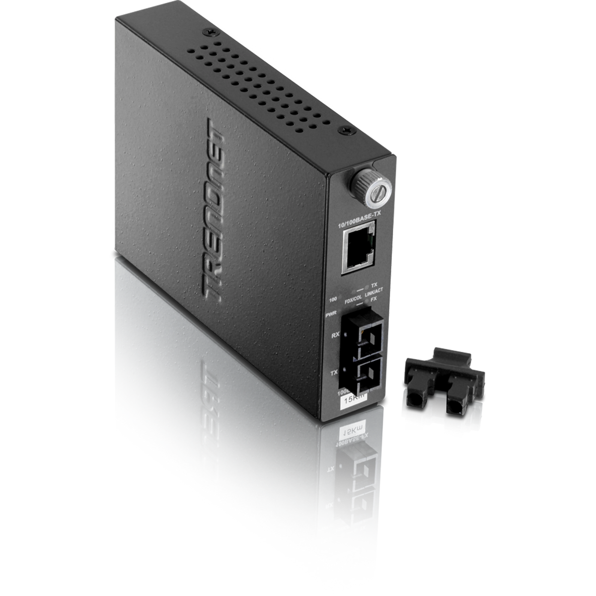 TRENDnet TFC-110S15 100Base-TX to 100Base-FX Single Mode Fiber Converter (15km)