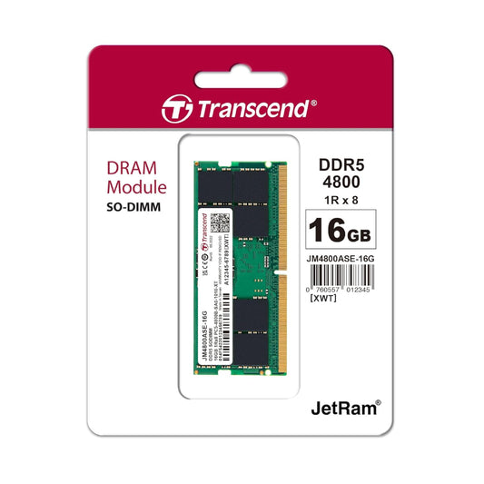 Transcend DDR5 4800MHz RAM – 8GB / 16GB / 32GB - Globaltech.tc