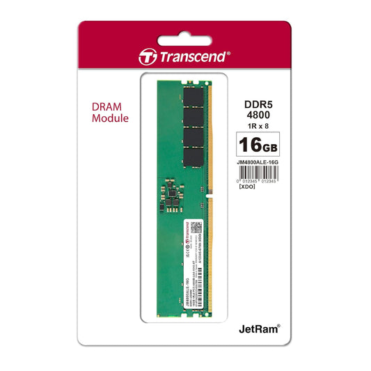 Transcend DDR5 4800MHz Memory – 8GB / 16GB / 32GB - Globaltech.tc