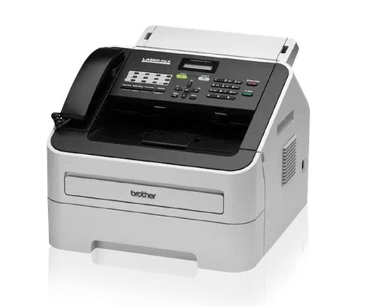 FAX-2840 Laser Fax & Copier – High-Speed 33.6K bps Modem, 250-Sheet Paper Tray - Globaltech.tc