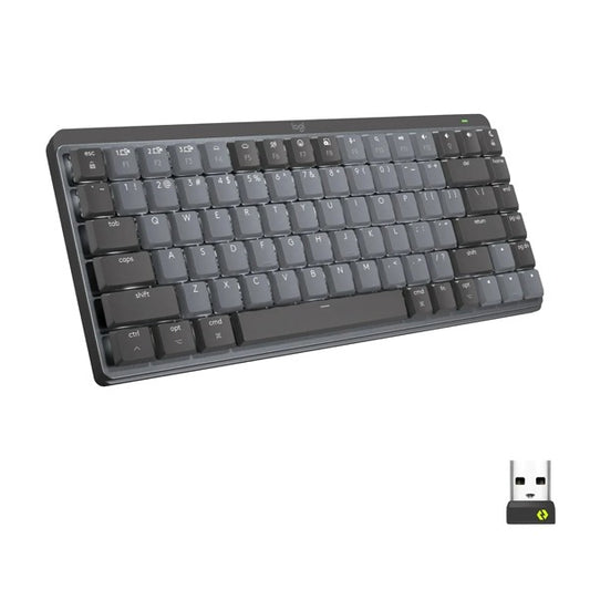 Logitech MX Mechanical Mini Bluetooth Wireless Keyboard – Metal Graphite, Compact, Multi-Device, Quiet Typing - Globaltech.tc