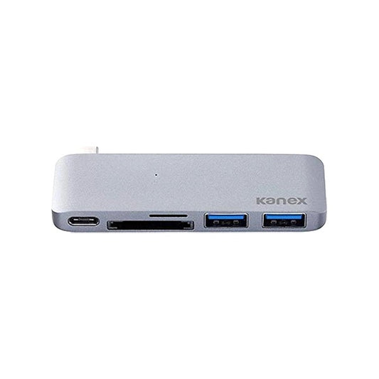 Kanex iAdapt 6-in-1 USB-C Hub – USB-C, HDMI 4K, USB 3.0, SD, MicroSD, Aux Input - Globaltech.tc