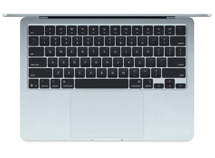 Apple MacBook Air Laptop | 13.6" M4 Chip, 8-Core GPU, 16GB RAM, 256GB SSD – Midnight / Sky Blue - Globaltech.tc