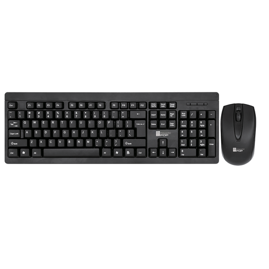 Mouschi Pop Wireless Combo – Stylish Keyboard & Mouse Set, 2.4GHz USB Receiver - Globaltech.tc