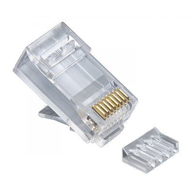 VCOM RJ45 8P8C Cat6 UTP Plug (Box of 100)