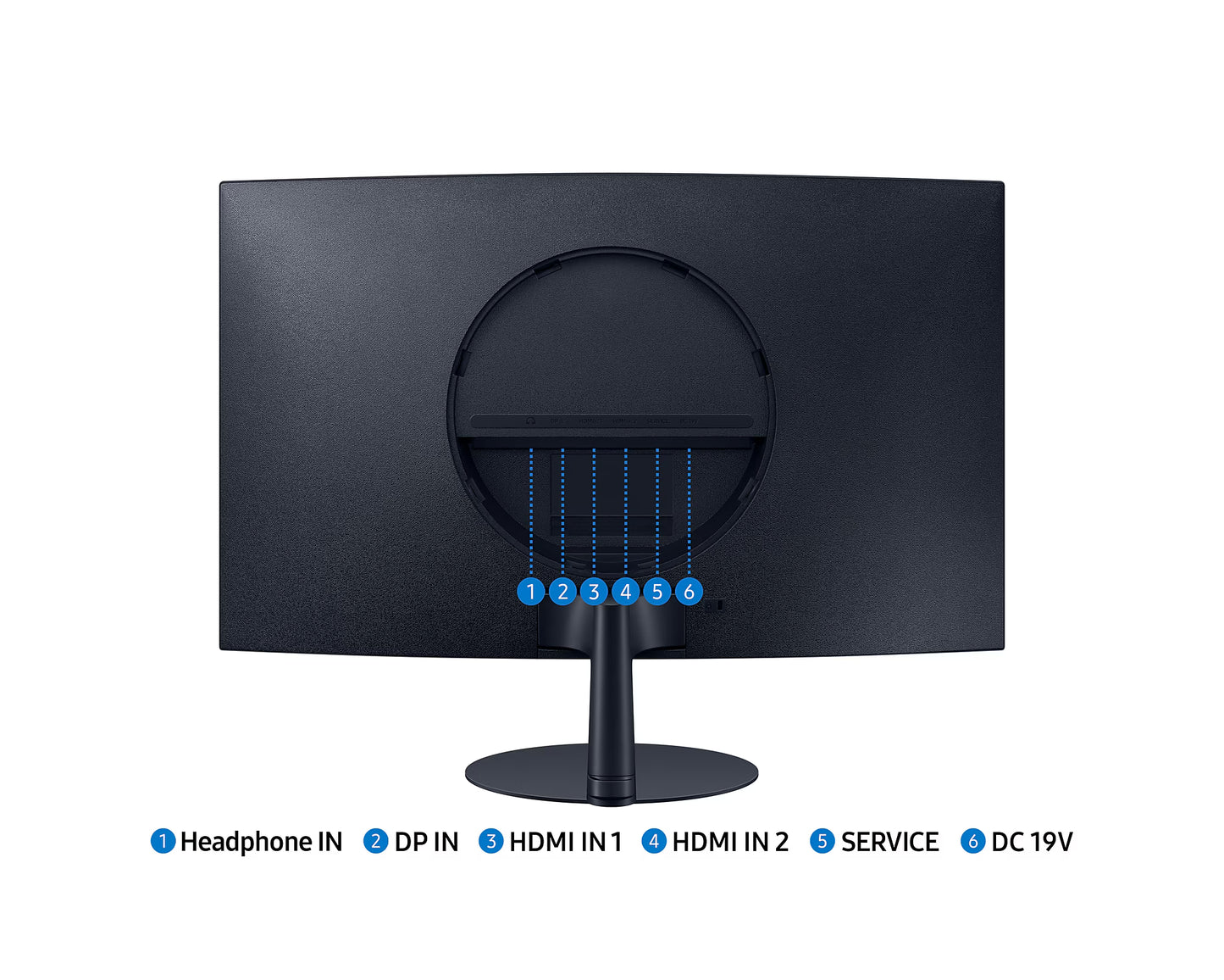 Samsung 32” Curved LED Monitor – FHD, 75Hz, HDMI, Slim Bezel, Eye Comfort Design (LS32C390EAMXUE) - Globaltech.tc