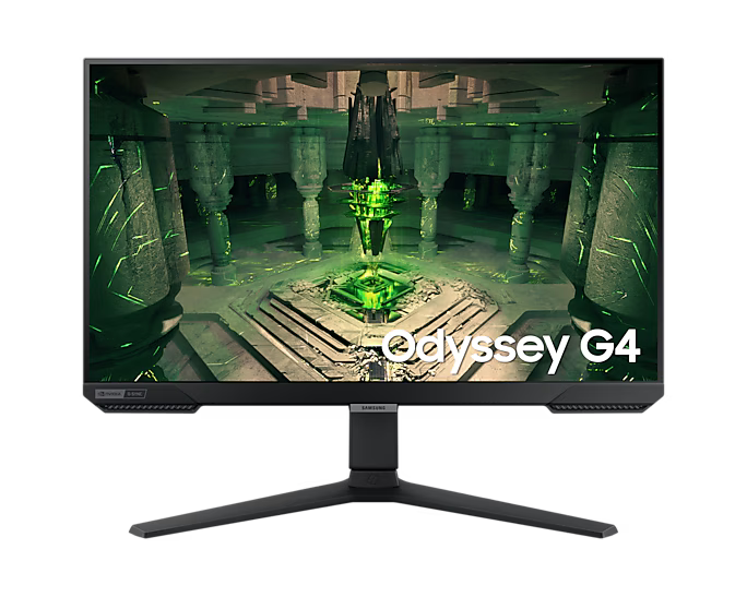 Samsung Odyssey G4 27” Gaming Monitor – FHD IPS, 240Hz, 1ms, G-Sync Compatible, HDMI & DP (LS27BG402EMXUE) - Globaltech.tc