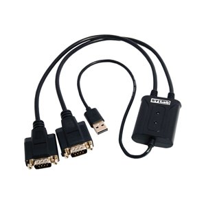 STLab U-700 USB to Serial 2-Port Adapter (9-Pin)