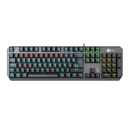 Lecoo by Lenovo GK301 Mechanical Gaming Keyboard – Blue Switch, RGB LED