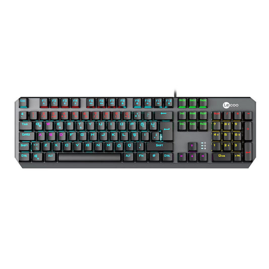 Lecoo by Lenovo GK301 Mechanical Gaming Keyboard – Blue Switch, RGB LED