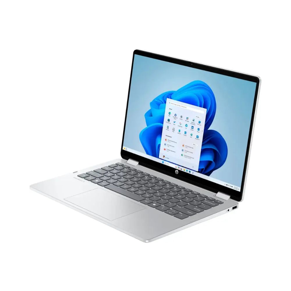 HP OMNIBOOK 5 FLIP 14-FP0013DX – Core 5 120U, 14" FHD+ X360 Touch, 8GB RAM, 512GB SSD – Glacier Silver - Globaltech.tc
