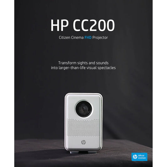 HP CC200 Citizen Cinema Bundle – Full HD Projector + Roku Express + 84" Screen - Globaltech.tc