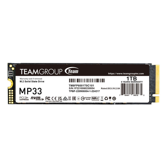TeamGroup MP33 1TB NVMe M.2 SSD