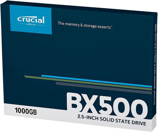 Crucial BX500 1TB SSD – 2.5" SATA III, Internal Solid State Drive - Globaltech.tc