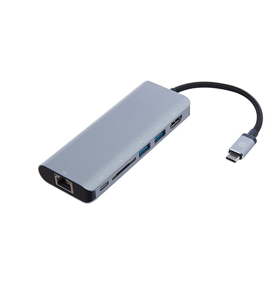 Kanex iAdapt 6-in-1 USB-C Hub – USB-C, HDMI 4K, USB 3.0, SD, MicroSD, Aux Input - Globaltech.tc