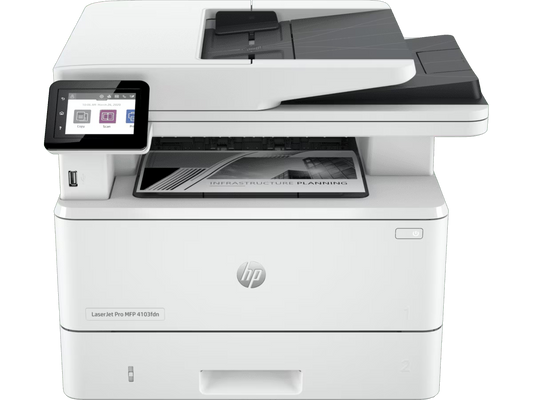 HP LaserJet Pro MFP 4103fdn – Multifunction Monochrome Laser Printer - Globaltech.tc
