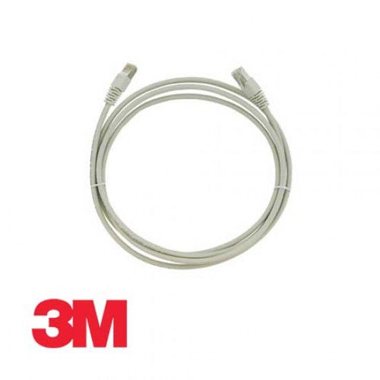 Corning CAT6 UTP Patch Cable (3M, Grey)