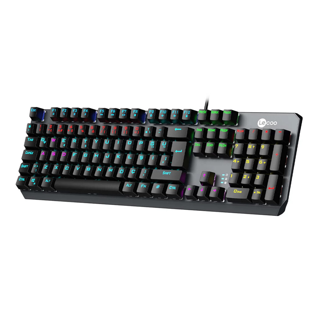 Lecoo by Lenovo GK301 Mechanical Gaming Keyboard – Blue Switch, RGB LED