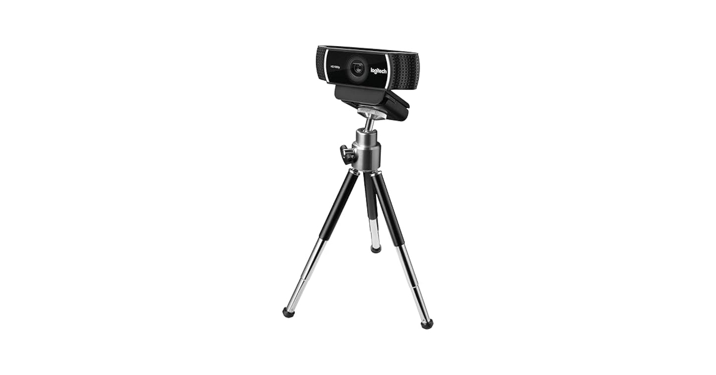 Logitech C922 Pro Stream Webcam – Full HD 1080p, Tripod Included, USB - Globaltech.tc