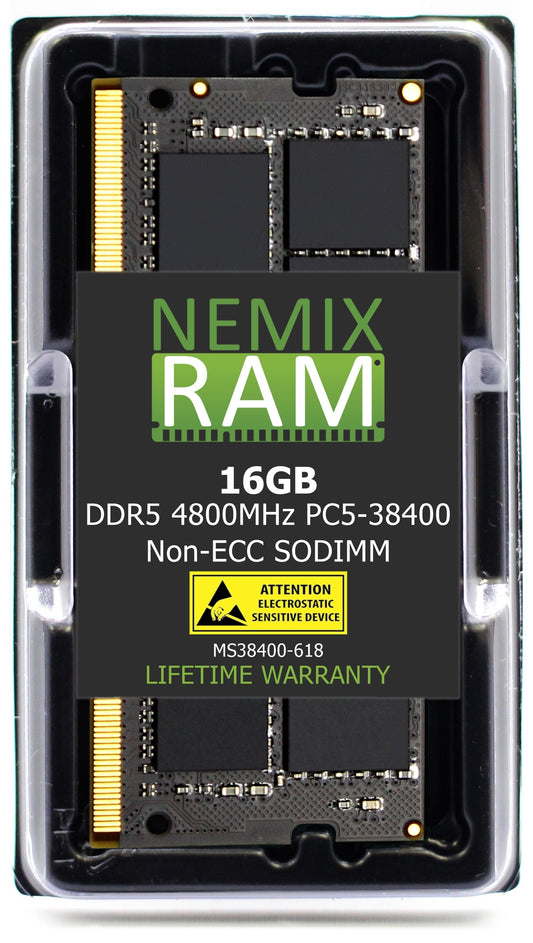 16GB DDR5 Laptop RAM (Pulled, SODIMM)
