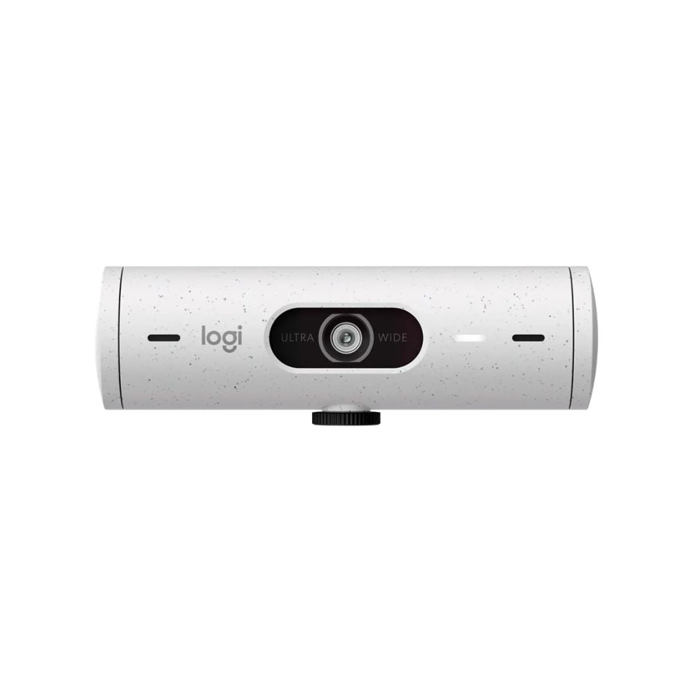 Logitech BRIO 500 Full HD 1080p USB Webcam – Off-White for Streaming & Video Calls - Globaltech.tc
