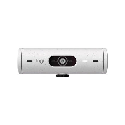 Logitech BRIO 500 Full HD 1080p USB Webcam – Off-White for Streaming & Video Calls - Globaltech.tc