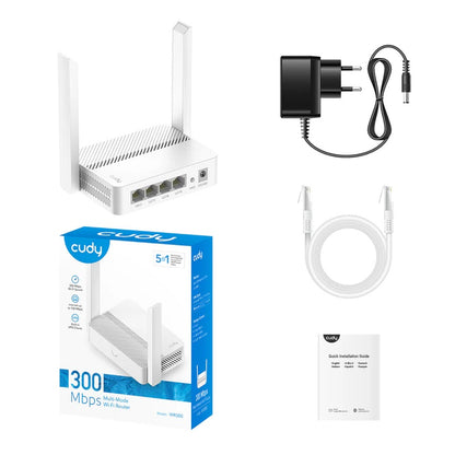 CUDY WR300 300 Mbps N300 Multi-Mode Wi-Fi Router