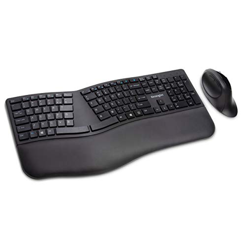 Kensington Pro Fit Ergo Wireless Keyboard and Mouse Combo – Black - Globaltech.tc