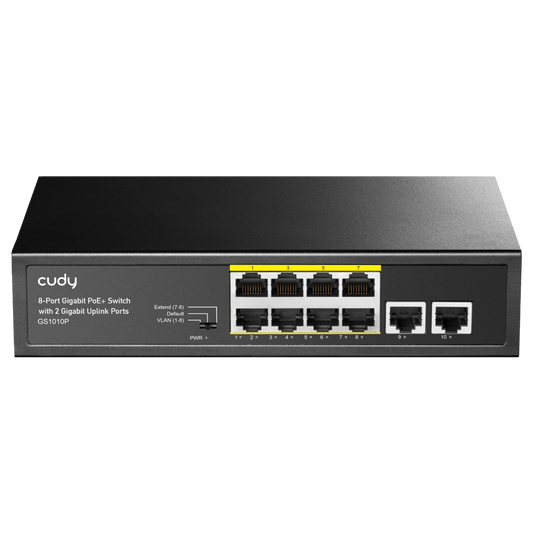 Cudy GS1010P 10-Port Gigabit PoE+ Unmanaged Switch