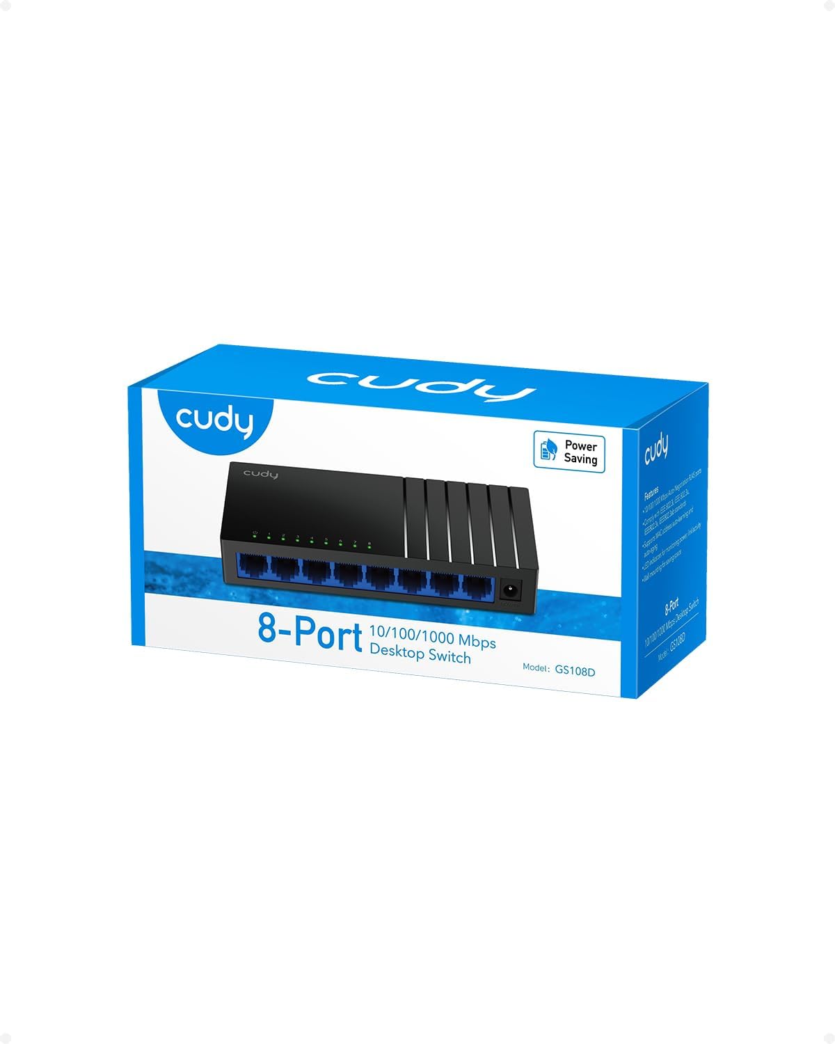 Cudy GS108D 8-Port Gigabit Desktop Switch