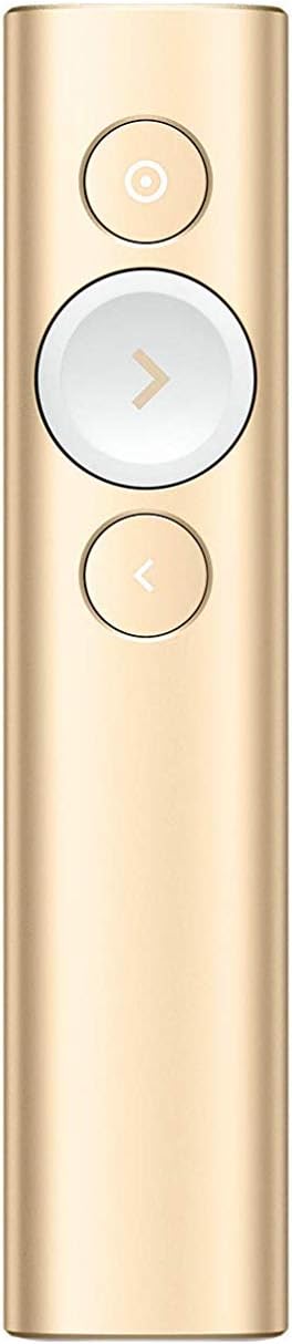 Logitech Spotlight Advanced Bluetooth Wireless Professional Presenter – Gold - Globaltech.tc