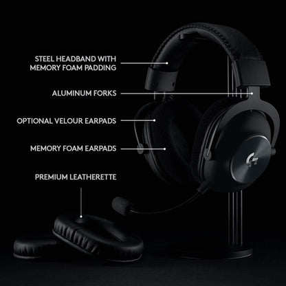 Logitech G PRO X LIGHTSPEED Wireless Gaming Headset – Black - Globaltech.tc