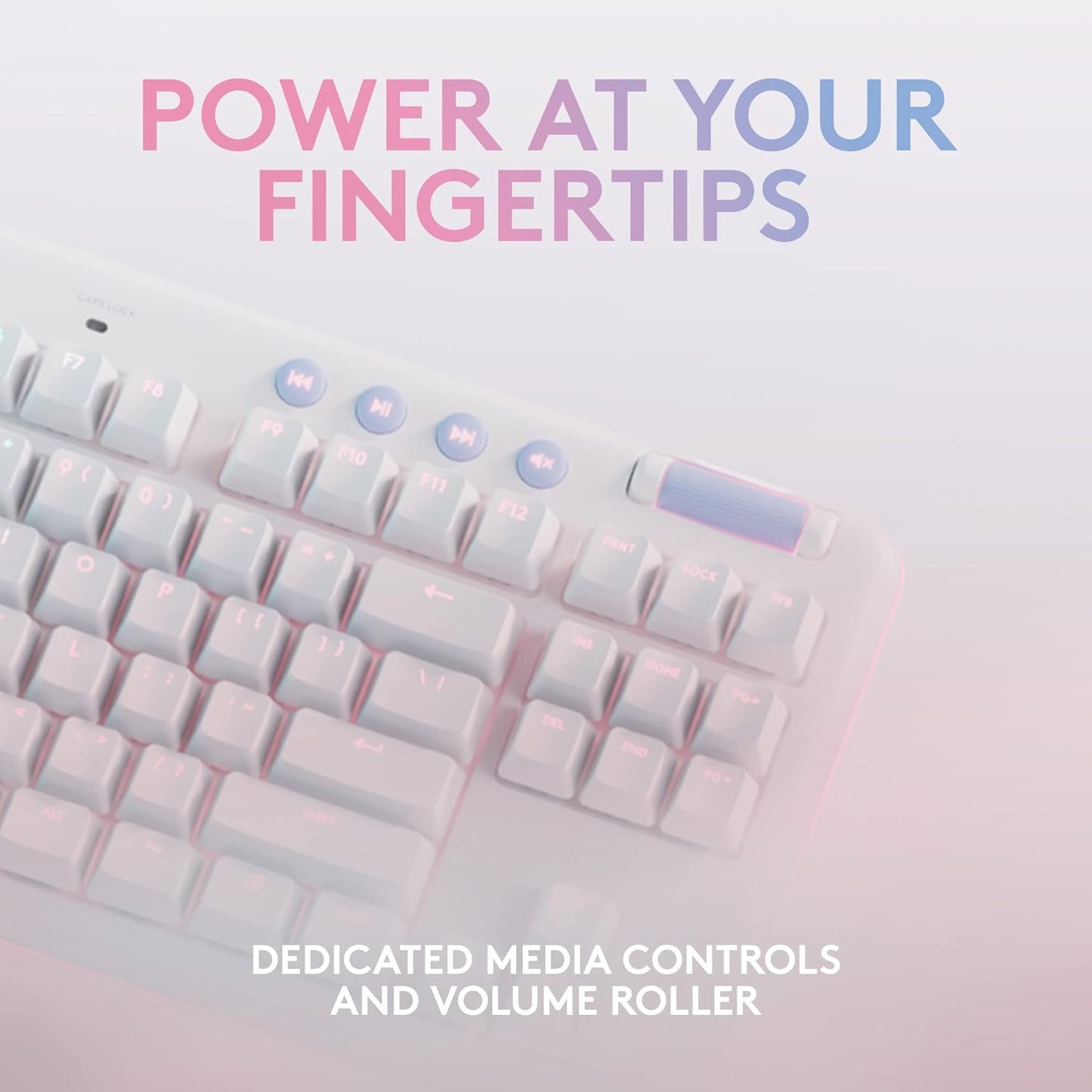 Logitech G715 LIGHTSPEED Wireless Gaming Keyboard – White (EN Layout) - Globaltech.tc