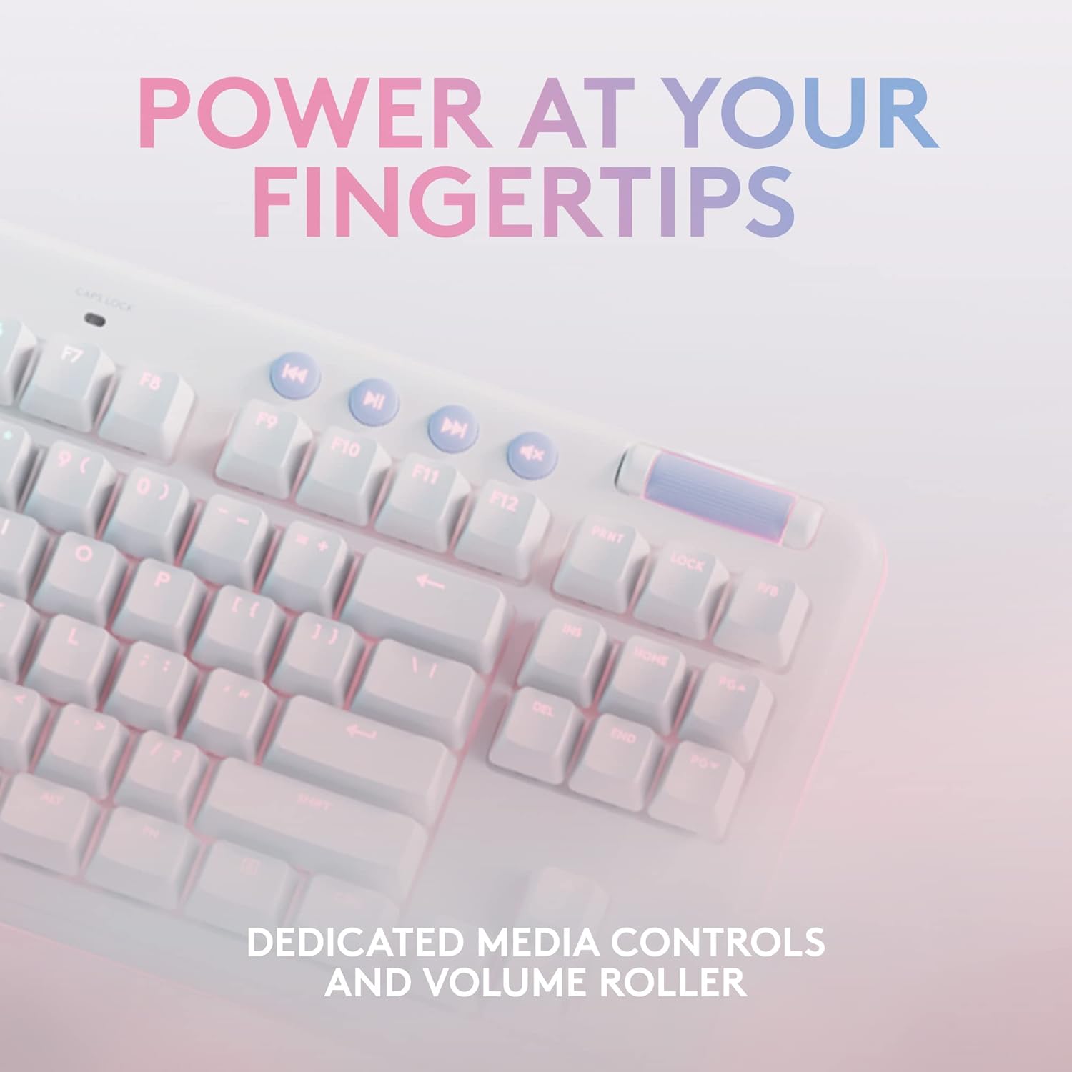 Logitech G715 LIGHTSPEED Wireless Gaming Keyboard – White (EN Layout) - Globaltech.tc