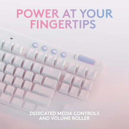 Logitech G715 LIGHTSPEED Wireless Gaming Keyboard – White (EN Layout) - Globaltech.tc