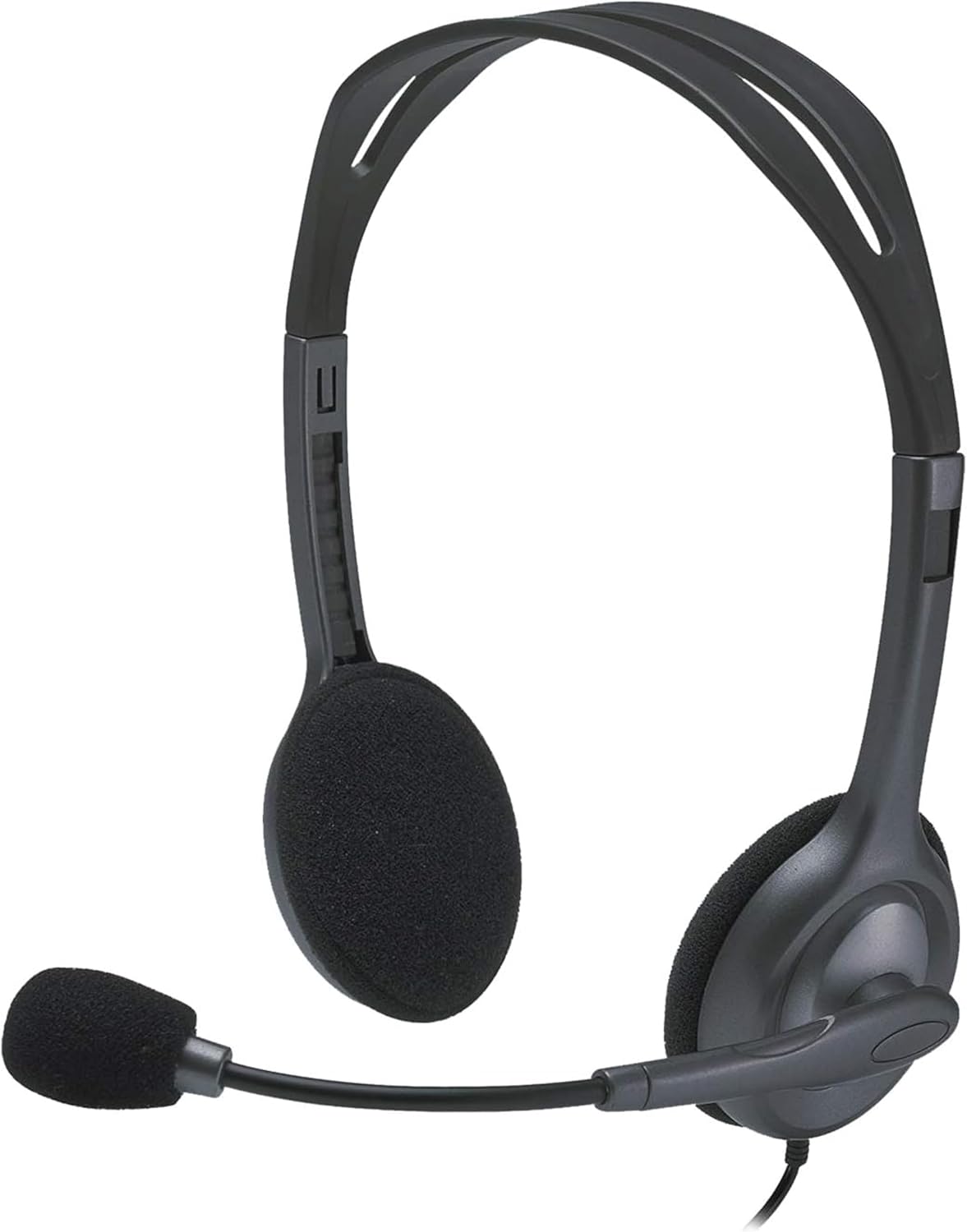 Logitech H110 Wired Headset – Stereo Audio with Noise-Canceling Microphone - Globaltech.tc